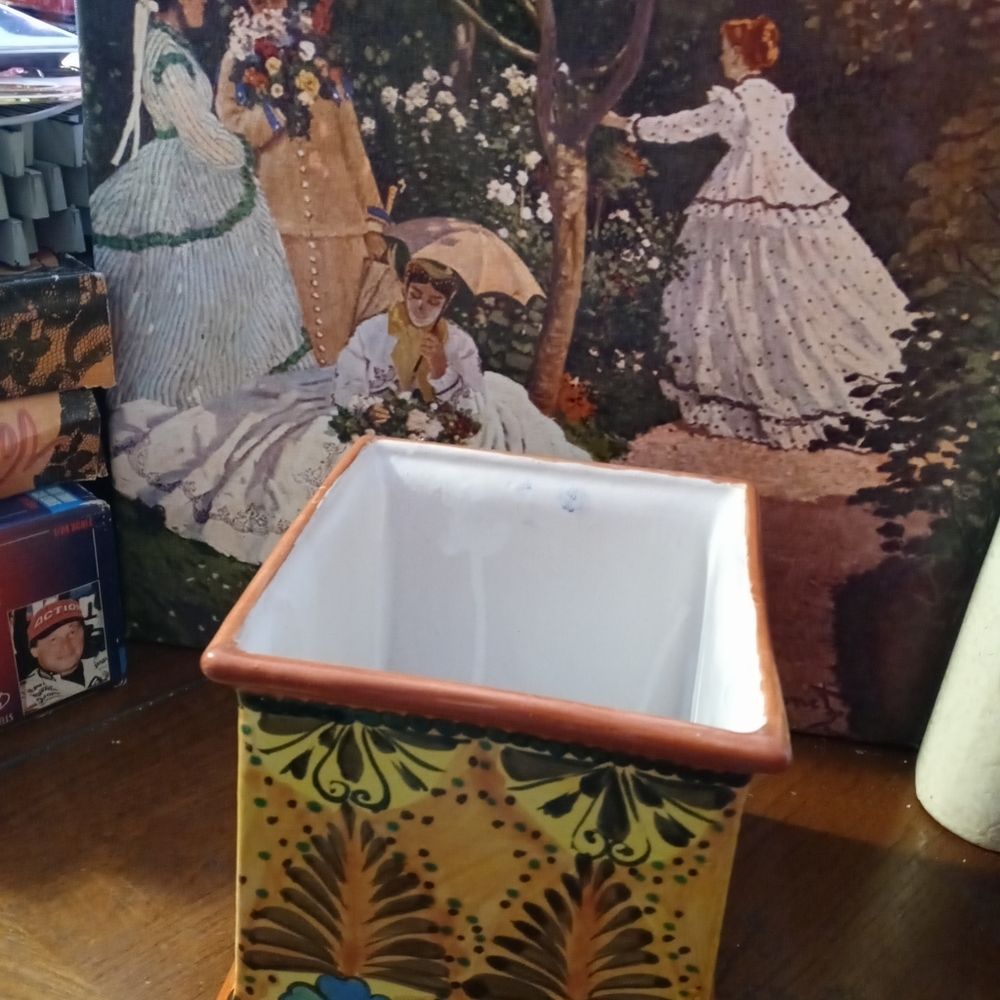 🏤Pedro Alba Artisan Mexico Talavera Vintage Ceramic Pottery,Nice Gift.🎁 🇲🇽 - Picture 3 of 14